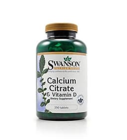 Swanson Calcium Citrate & Vitamin D