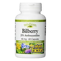 Natural Factors Bilberry