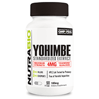 NutraBio Yohimbe Standardized Extract