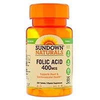 Sundown Naturals Folic Acid
