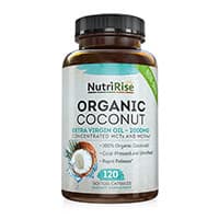NutriRise Organic Coconut Oil Capsules