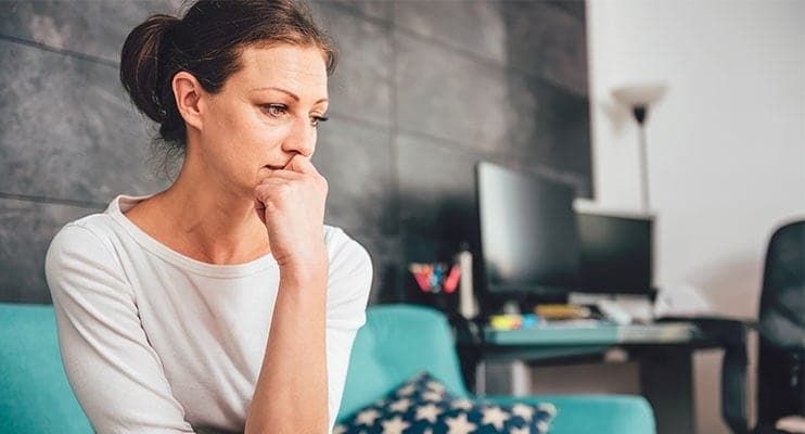 Woman Fighting Anxiety