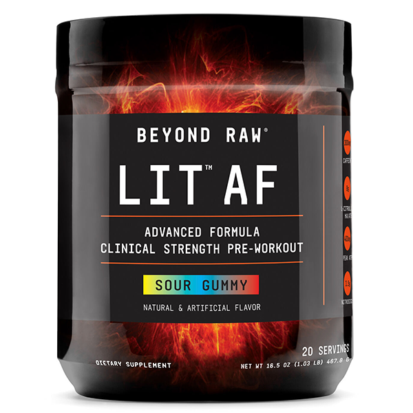 Beyond Raw Lit Af Pre Workout